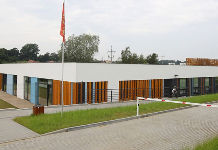10-unit modular kindergarten at ul. Jabłoniowa in Gdańsk